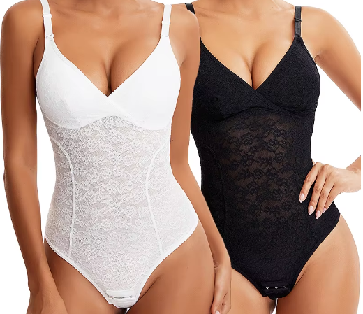 Elegance Meets Functionality: Lace Bodysuit Shapewear